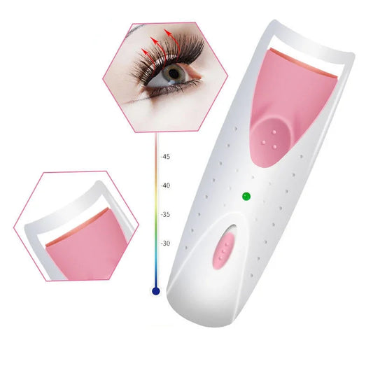 Heated Eyelash Curler — Electric Long-Lasting Curl