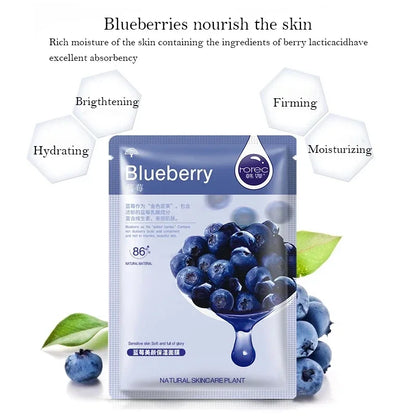 Natural Plant Sheet Masks 30pc — Aloe & Fruit Face Masks