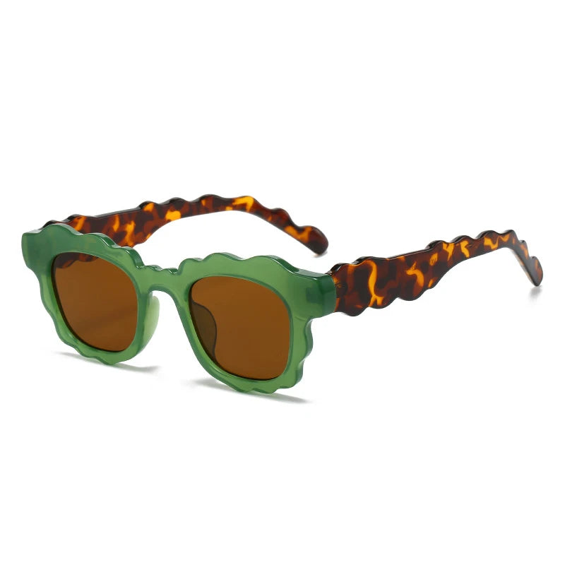Jelly Tint Square Sunglasses — Clear Gradient UV400