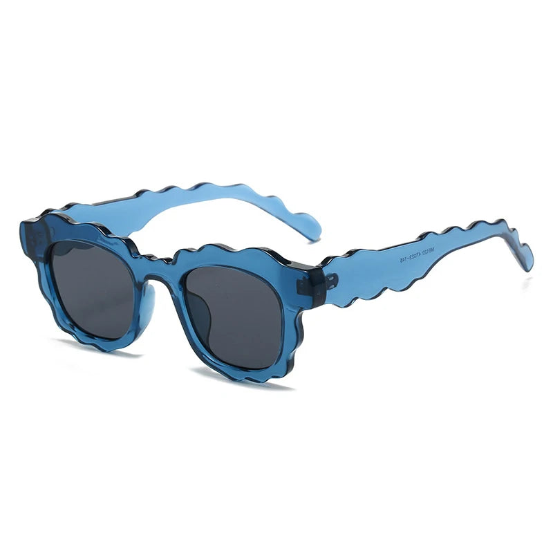 Jelly Tint Square Sunglasses — Clear Gradient UV400