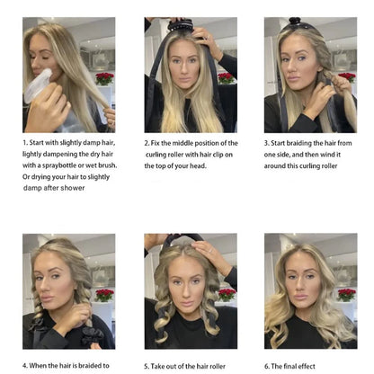 Heatless Curling Headband — No-Heat Silk Curls