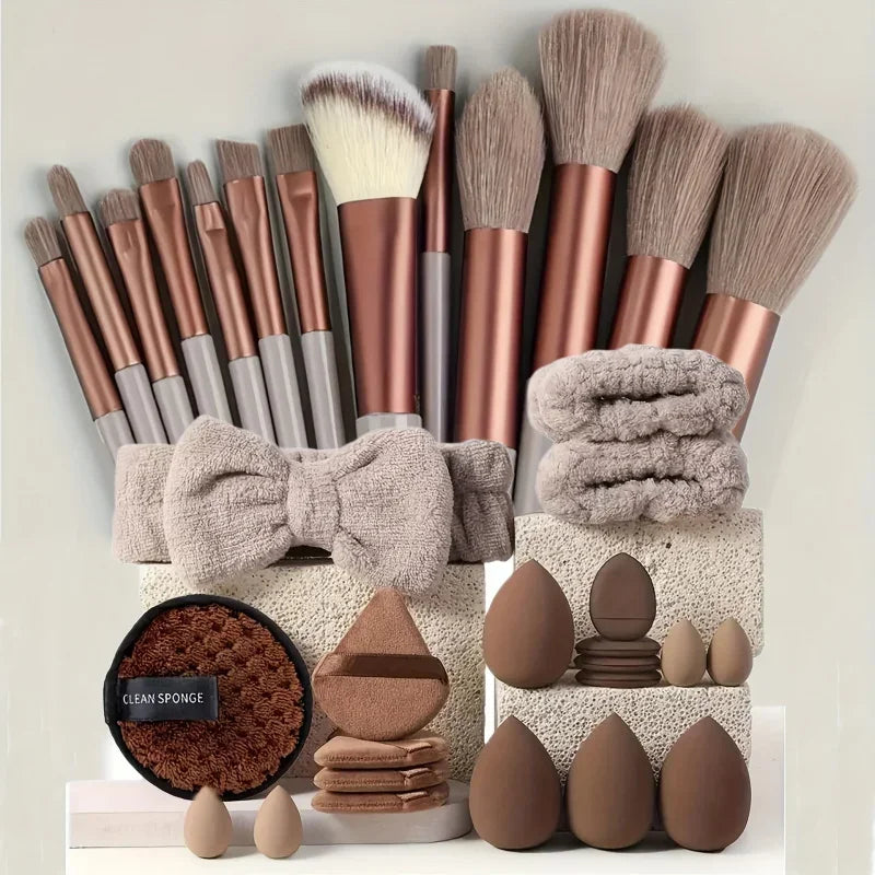 33-Piece Beauty Sponge & Makeup Applicator Set