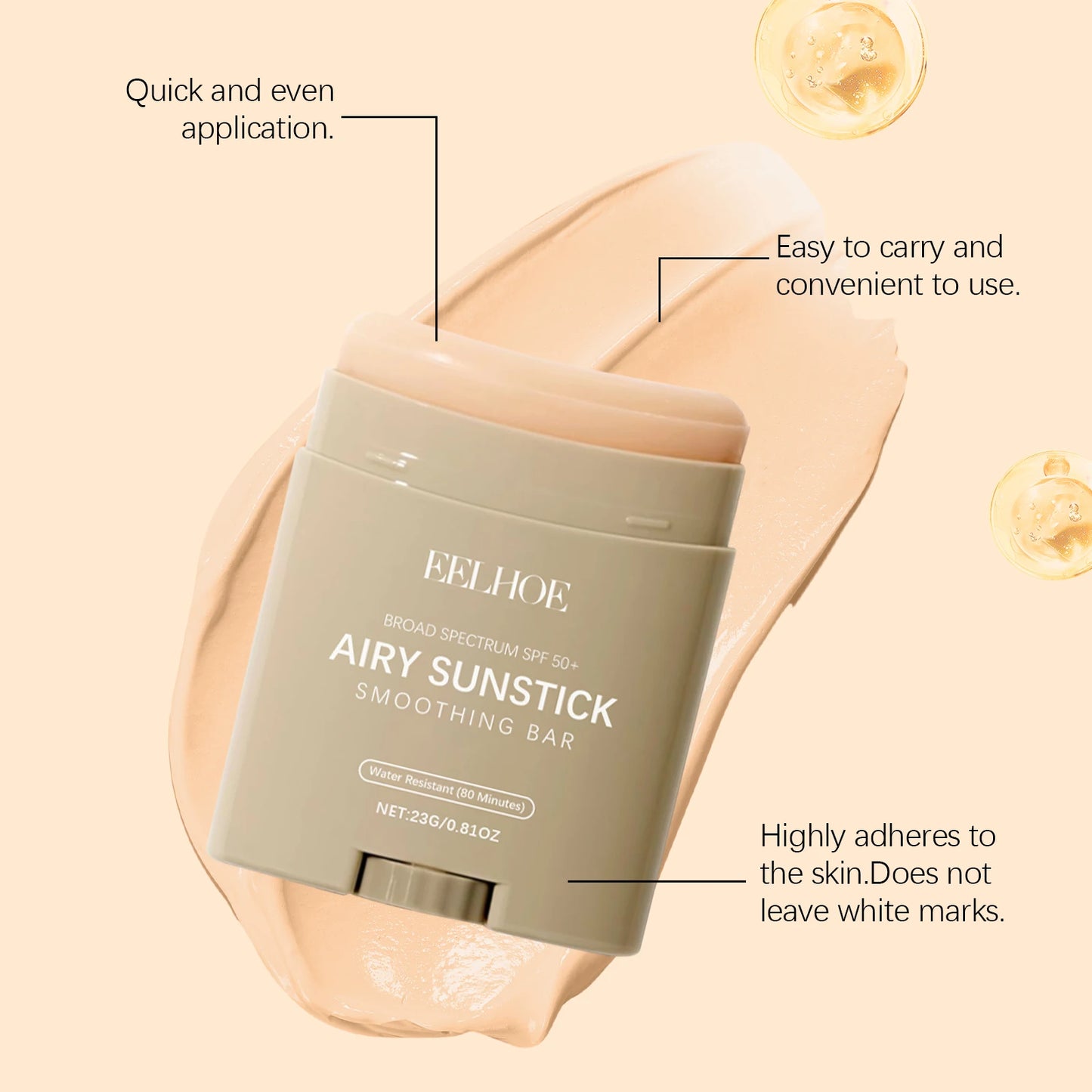 SunVeil™ SPF Stick ☀️✨ — Smooth Sun Protection On-the-Go