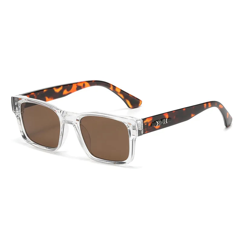 Classic Square Sunglasses with UV400 Protection — Unisex