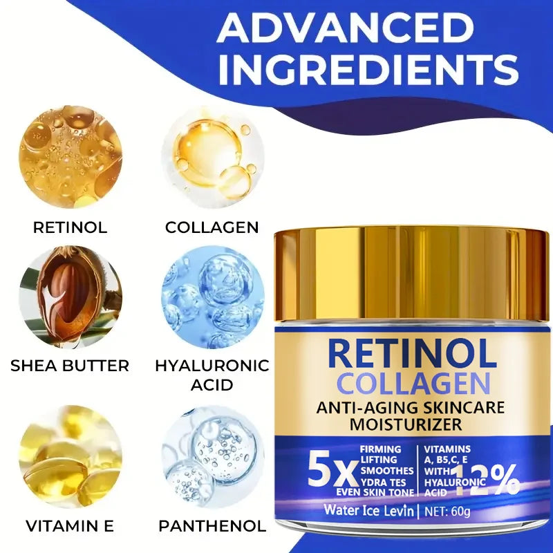 Retinol & Collagen Face Cream 60g with Hyaluronic Acid