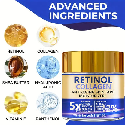 Retinol & Collagen Face Cream 60g with Hyaluronic Acid