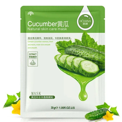 Natural Plant Sheet Masks 30pc — Aloe & Fruit Face Masks