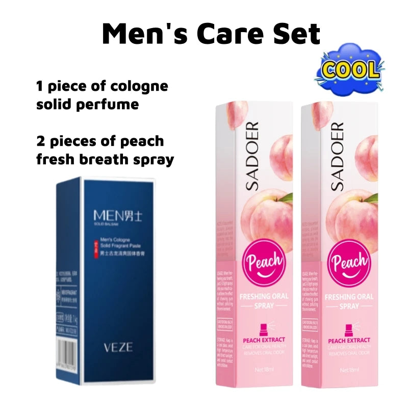 Men's Solid Perfume Stick — Light Fresh Travel Cologne