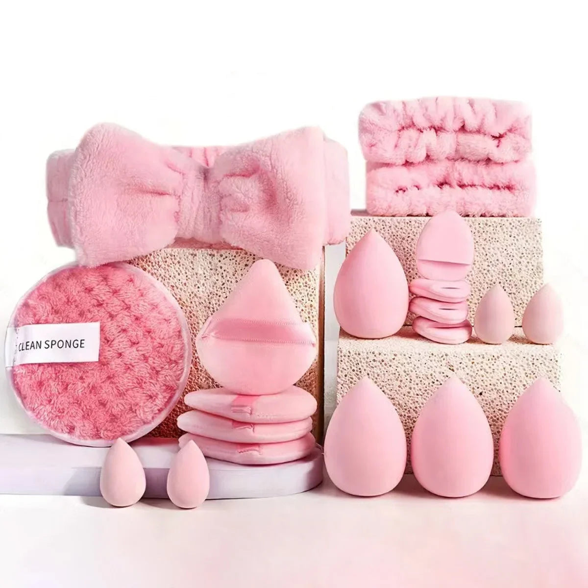 33-Piece Beauty Sponge & Makeup Applicator Set