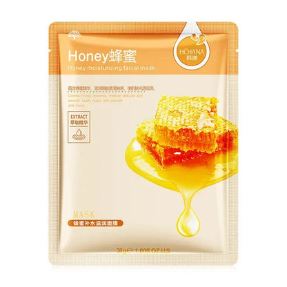 Natural Plant Sheet Masks 30pc — Aloe & Fruit Face Masks