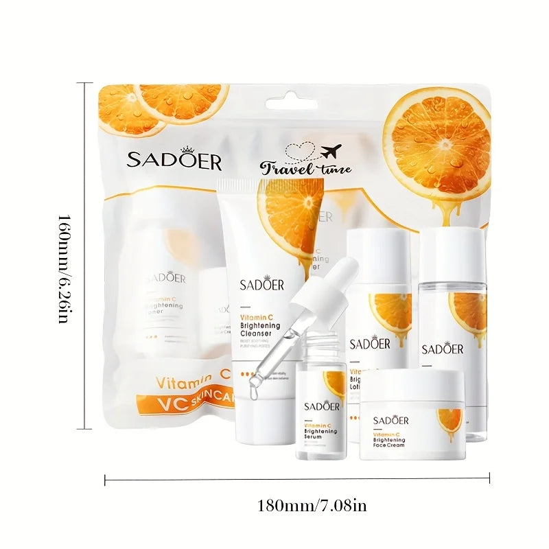 Vitamin C Travel Skincare Set — 5pc Brightening Routine