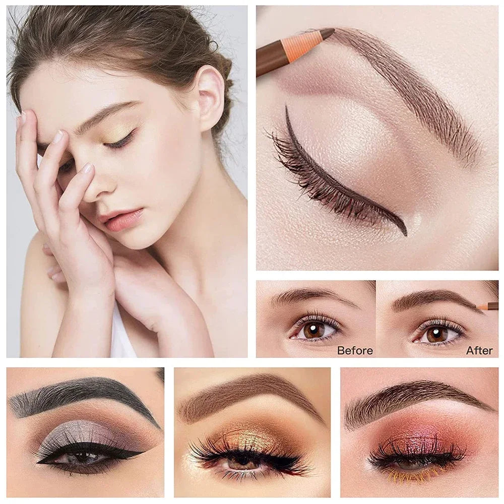 Microblading Brow Pencil 5pc — Waterproof Hair-Stroke Tint