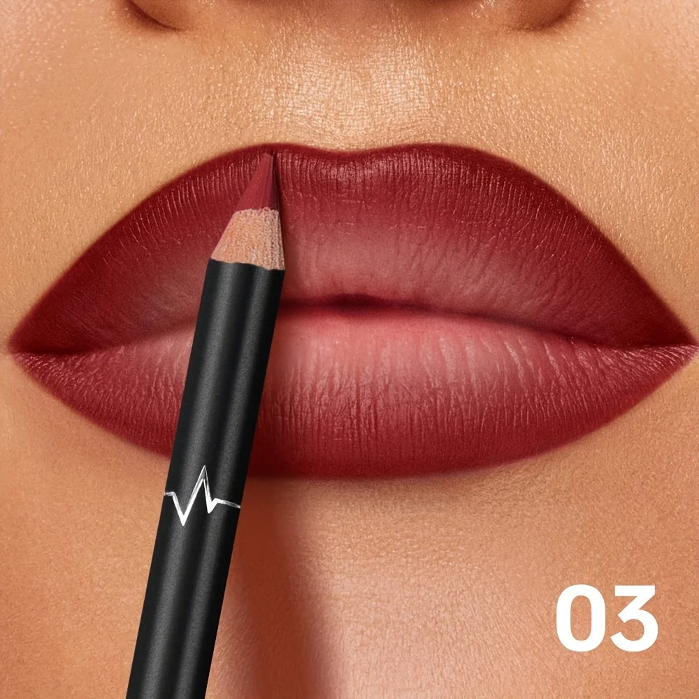 Waterproof Matte Lip Liner Set — 6 Long-Wear Shades