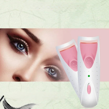 Heated Eyelash Curler — Electric Long-Lasting Curl
