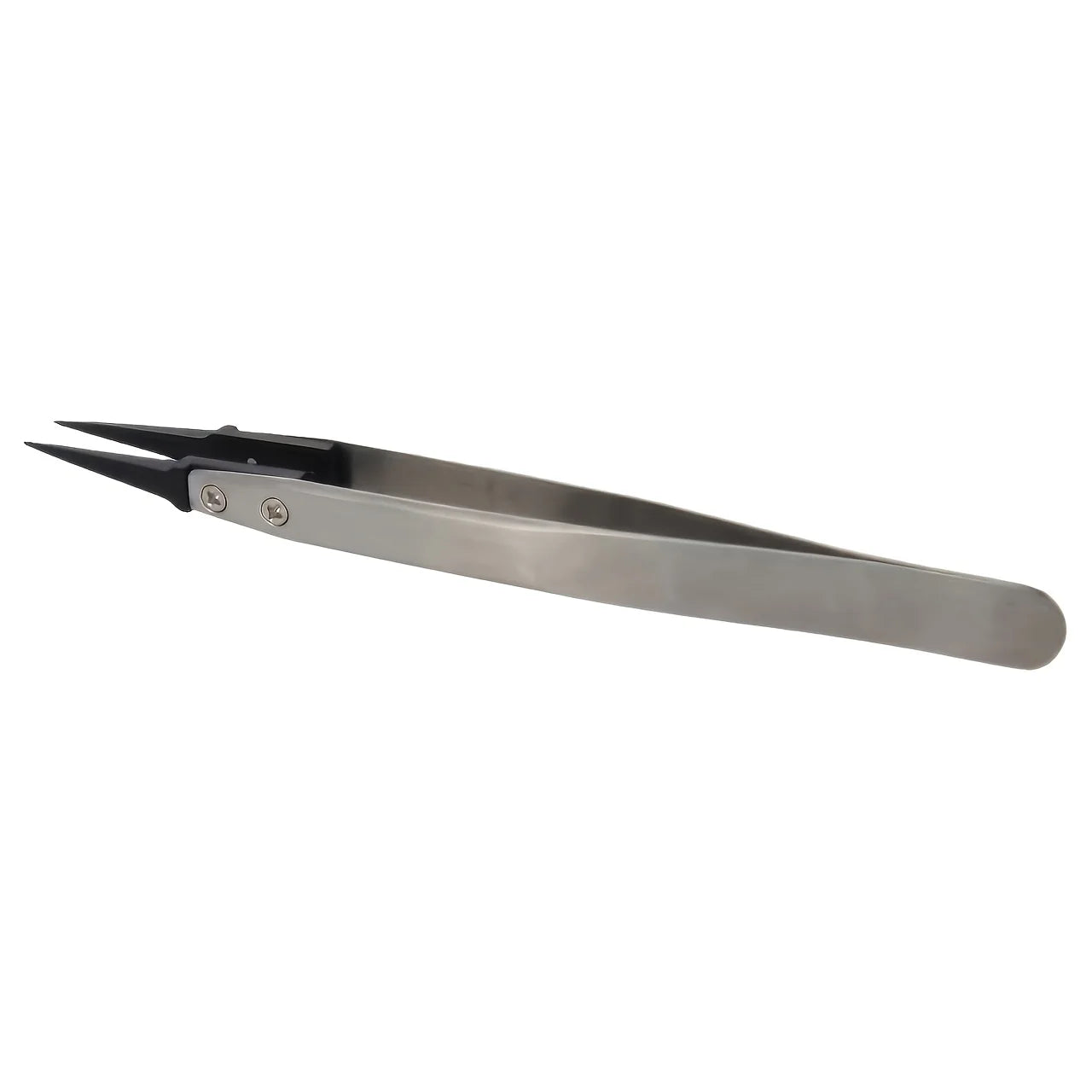 ESD Precision Tweezers — Anti-Static Stainless Steel