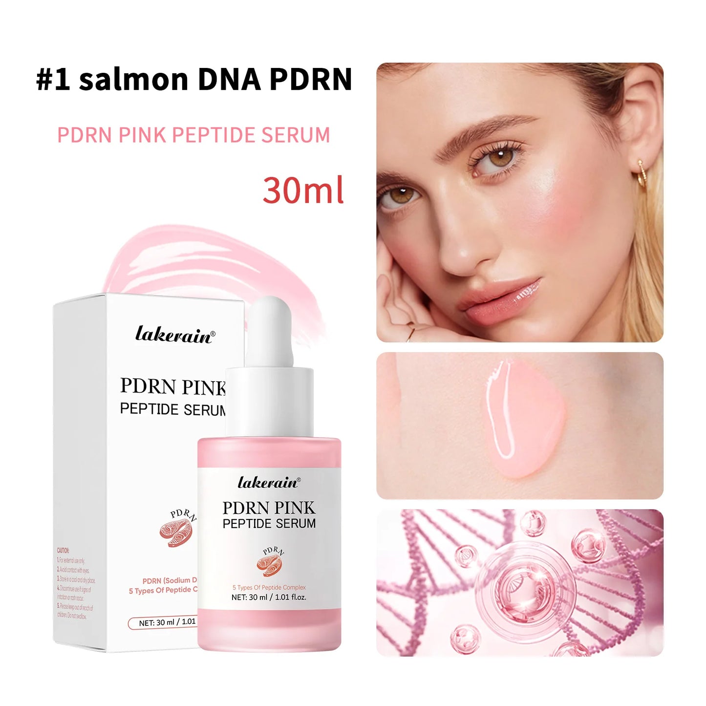 Salmon DNA PDRN Peptide Serum — Korean Glow Serum