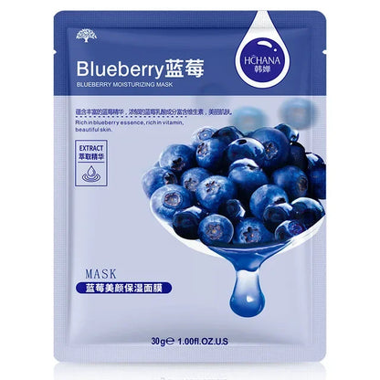 Natural Plant Sheet Masks 30pc — Aloe & Fruit Face Masks