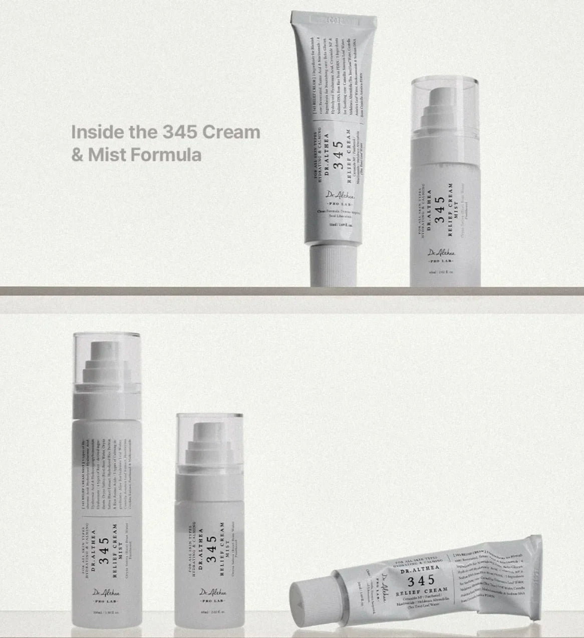 Dr.Althea 345 Relief Cream Mist — Antioxidant Repair Essence