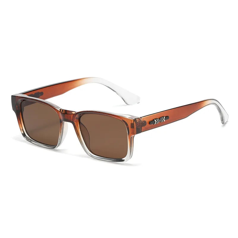 Classic Square Sunglasses with UV400 Protection — Unisex