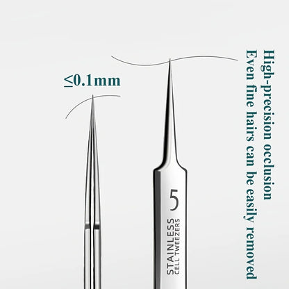 Blackhead Extractor Tweezers — Stainless Steel
