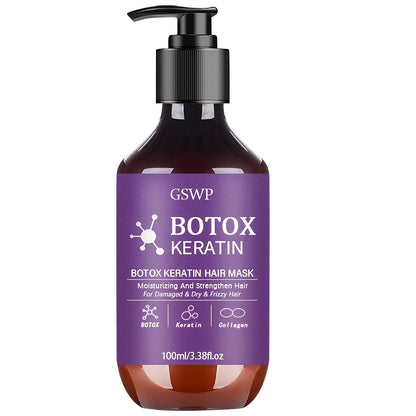 Keratin Repair Hair Mask 100ml / 200ml — Frizz & Split Ends
