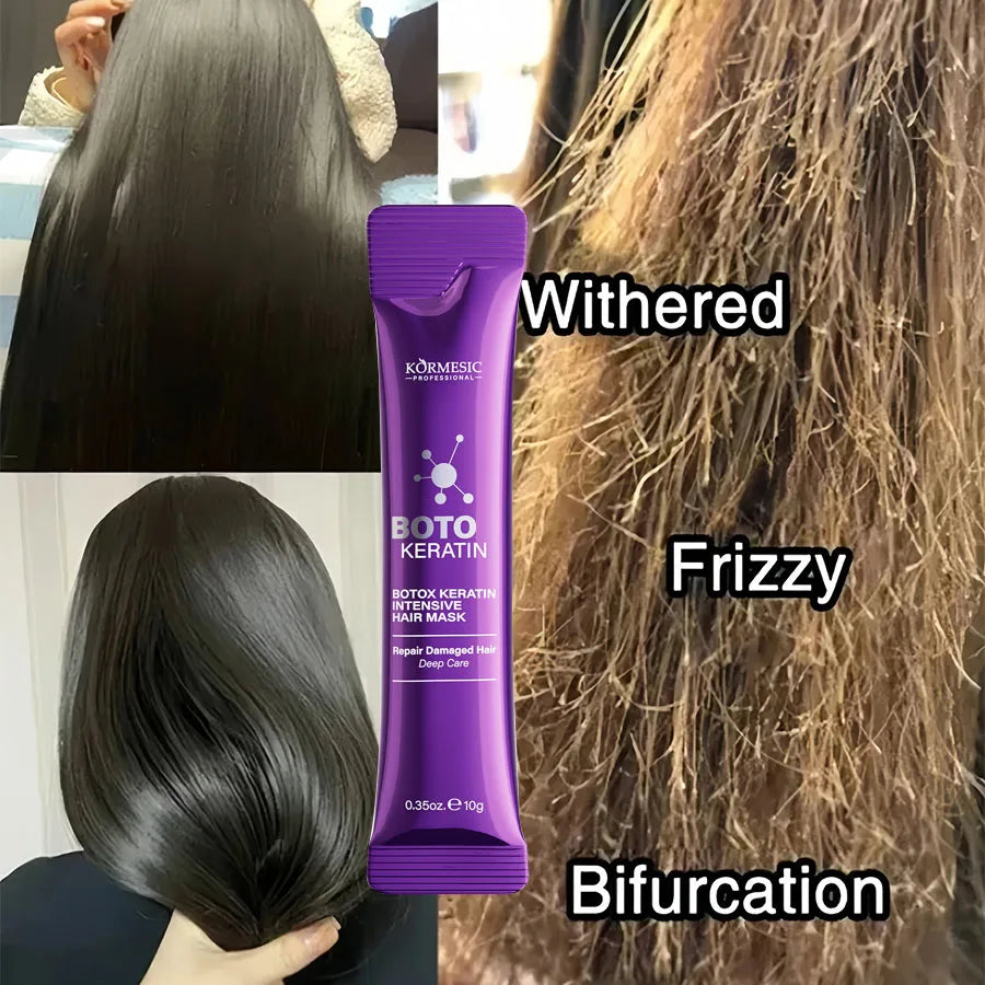 5-Second Keratin Repair Hair Mask — Deep Moisture Treatment