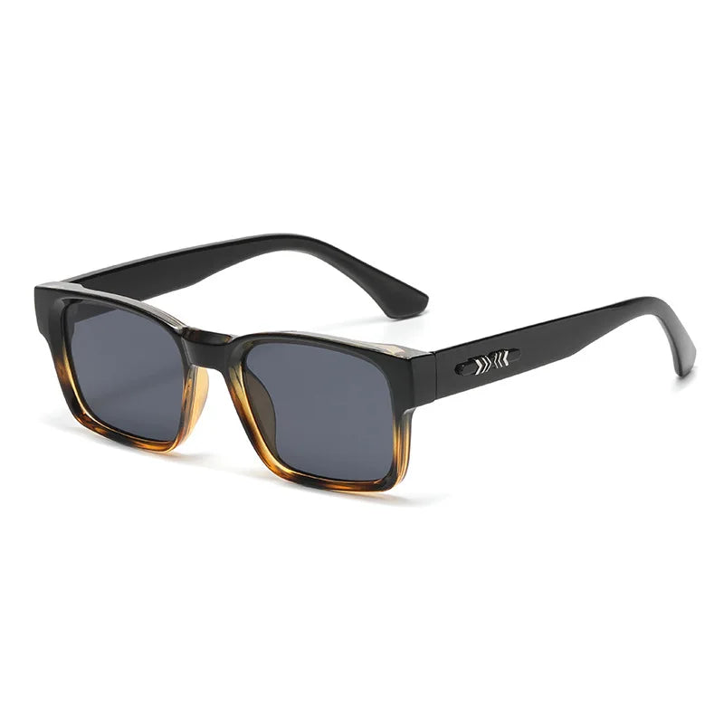 Classic Square Sunglasses with UV400 Protection — Unisex