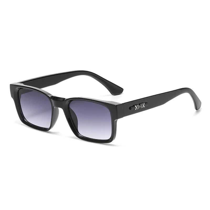 Classic Square Sunglasses with UV400 Protection — Unisex