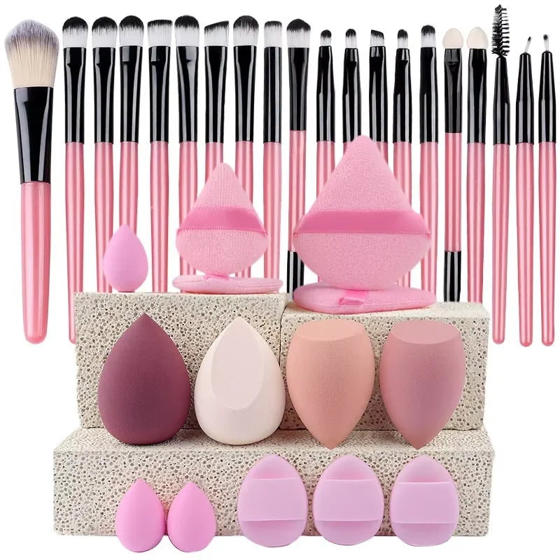 33-Piece Beauty Sponge & Makeup Applicator Set