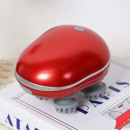Electric Scalp Massager with Red Light — Adjustable Speed