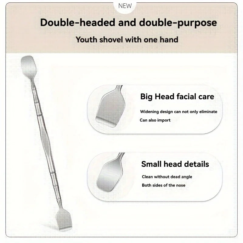 Double-Ended Blackhead Remover — Cleanse & Exfoliate