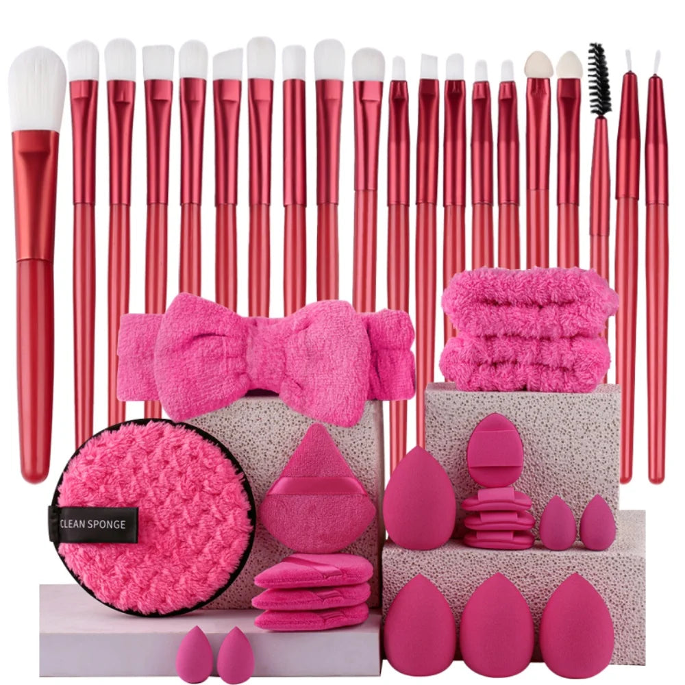 20-Piece Makeup Brush Set — Face, Eye & Blending Brushes