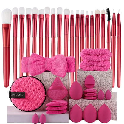 20-Piece Makeup Brush Set — Face, Eye & Blending Brushes