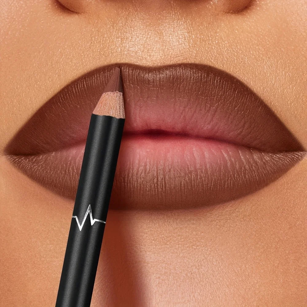 Waterproof Matte Lip Liner Set — 6 Long-Wear Shades