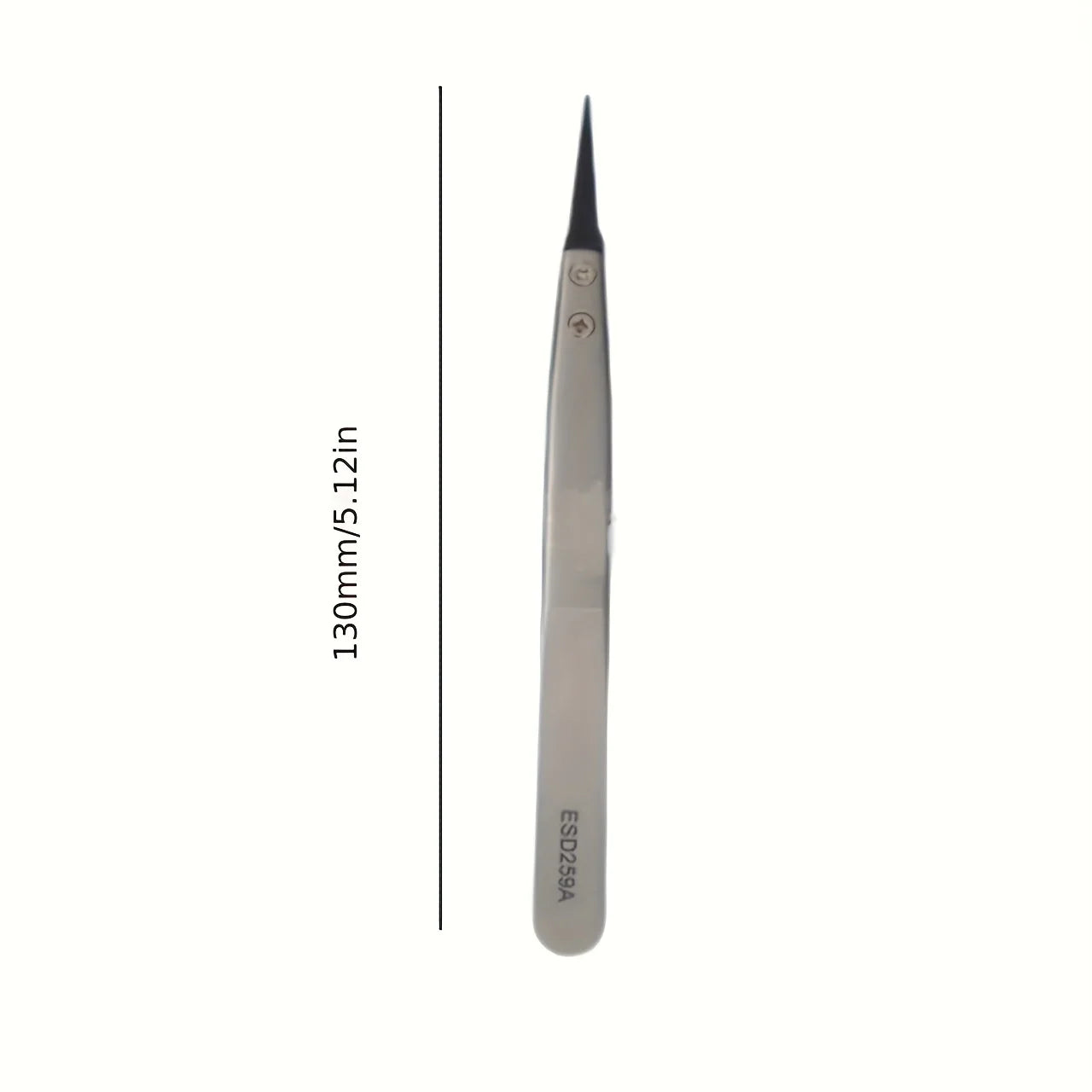 ESD Precision Tweezers — Anti-Static Stainless Steel