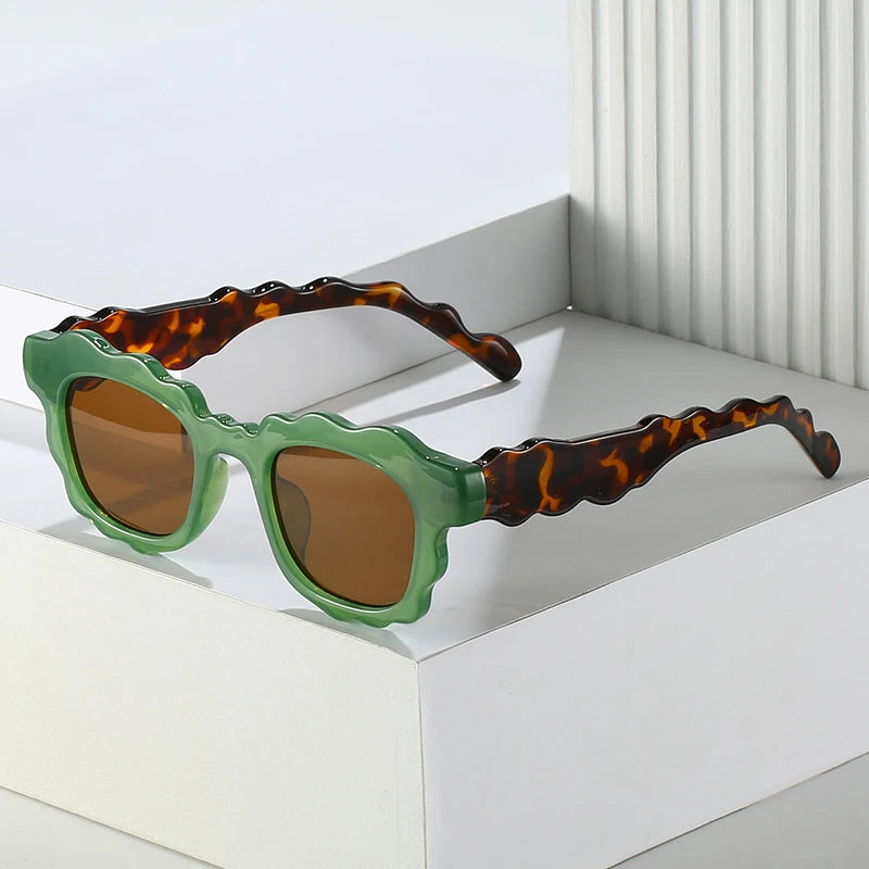 Jelly Tint Square Sunglasses — Clear Gradient UV400
