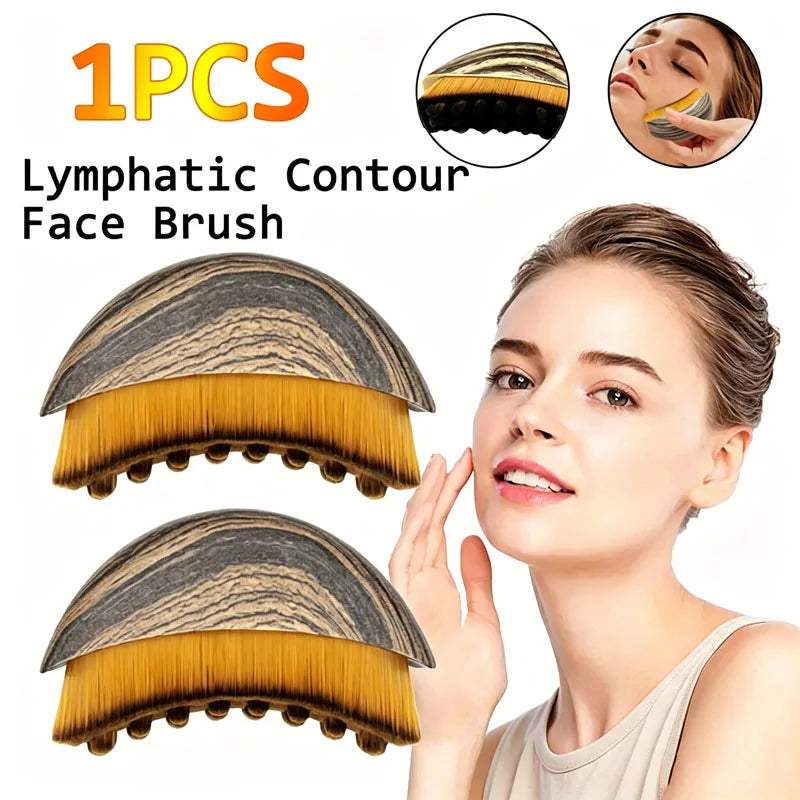 Lymphatic Drainage Face Brush — Sculpting Contour Massager