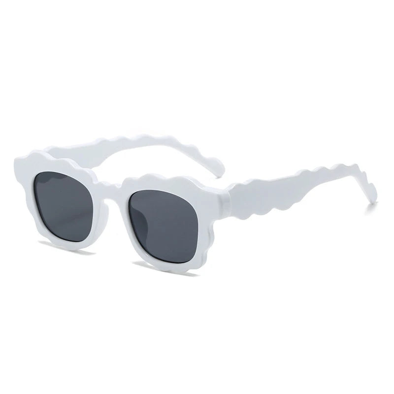 Jelly Tint Square Sunglasses — Clear Gradient UV400