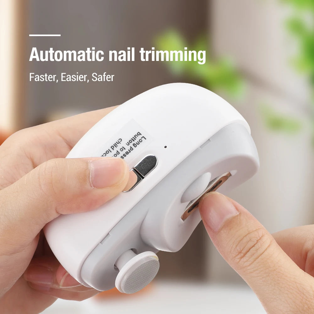 Electric Nail Clipper & Grinder — 2-in-1 for Adults & Babies
