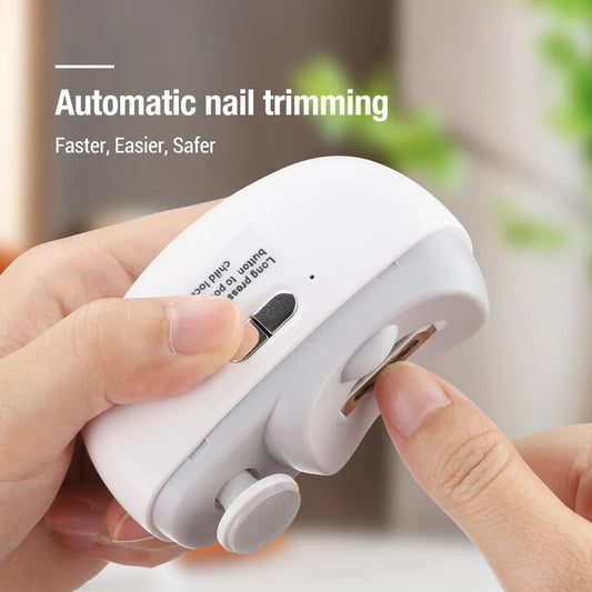 Electric Nail Clipper & Grinder — 2-in-1 for Adults & Babies