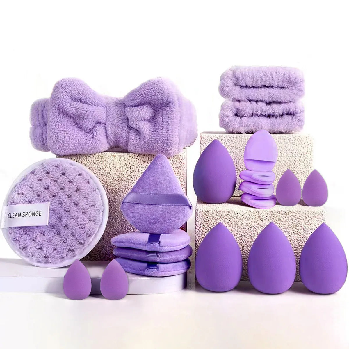 33-Piece Beauty Sponge & Makeup Applicator Set