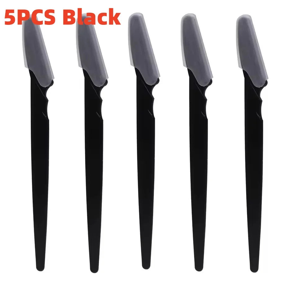 Facial Razor & Eyebrow Trimmer Set — Dermaplaning Blades